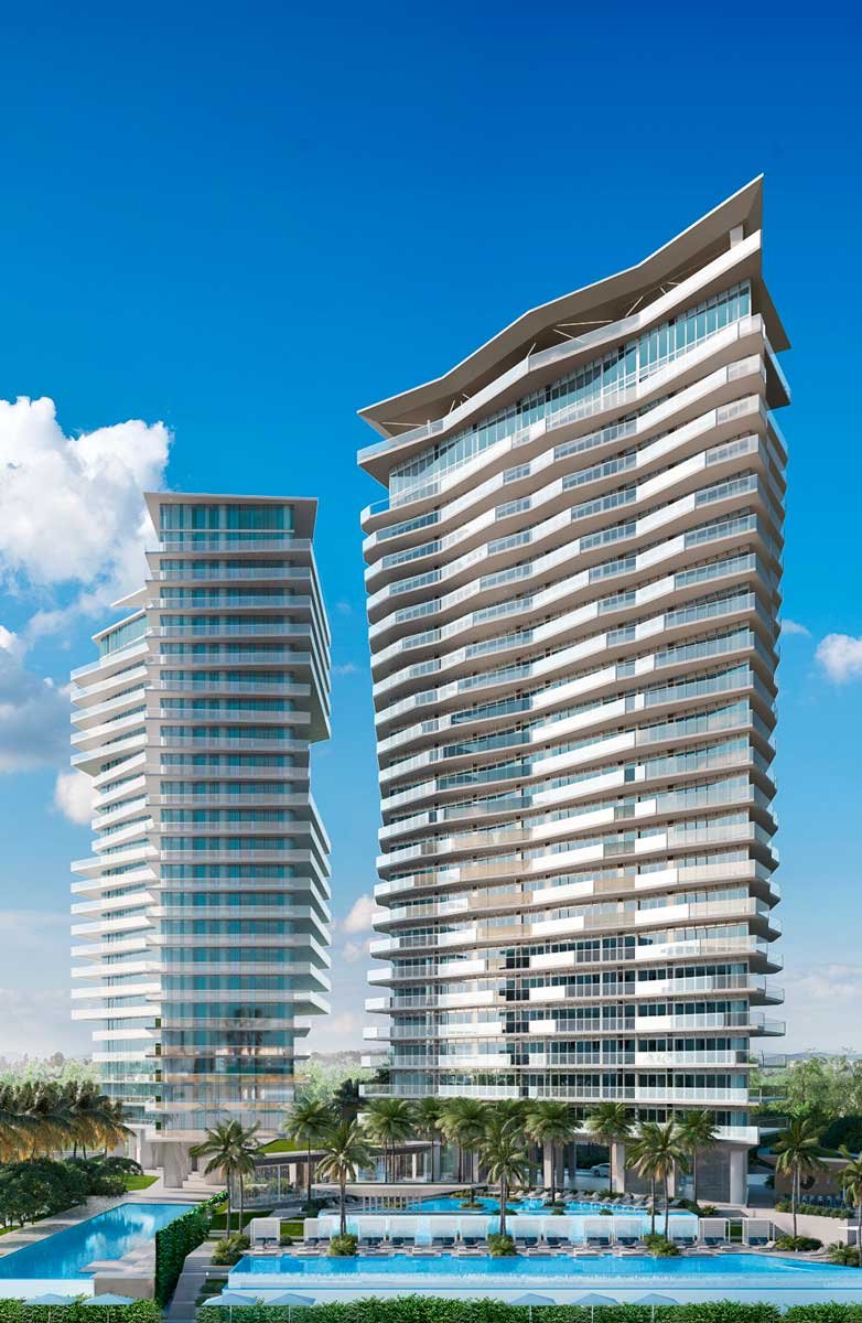 Render oficial de Ocean One Punta Diamante